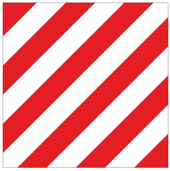 Знак металл "Негабаритное место" (300x300) EKF PROxima