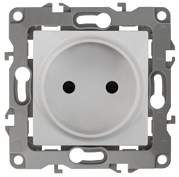 ЭРА 12-2105-01 Розетка 2P, 16A-250В, IP20, 12, Белый