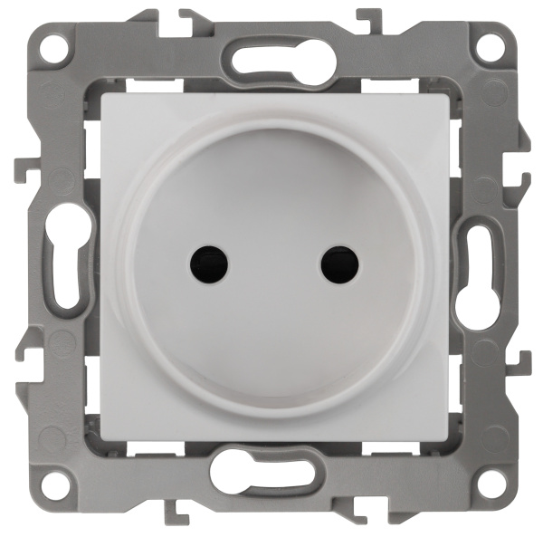 ЭРА 12-2105-01 Розетка 2P, 16A-250В, IP20, 12, Белый