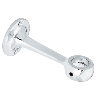 Tech-KREP Крепление трубы к стене проходное усиленное, хром (1 шт) - пакет 127438