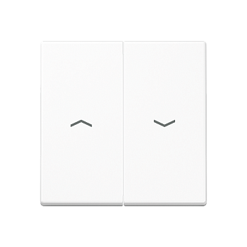 JUNG A 500 Белая Клавиша 2-ая жалюзийная A595PWW