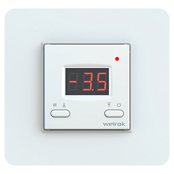 Welrok kt  Терморегулятор эл. для с-м антиоблед. 16А, 3000ВА., 0…+10град, -20…-1град.