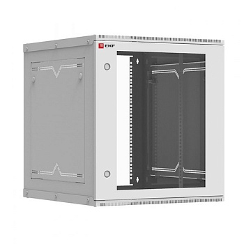 EKF PROxima Astra Шкаф телекоммуникационный настенный разборный 12U (600х650) дверь стекло ITB12G650D