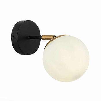 Evoluce SLE220401-01 Бра Черный, Латунь/Белый E27 1*60W