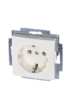 ABB BJB Basic 55 Беж Розетка с/з 2CKA002011A3857