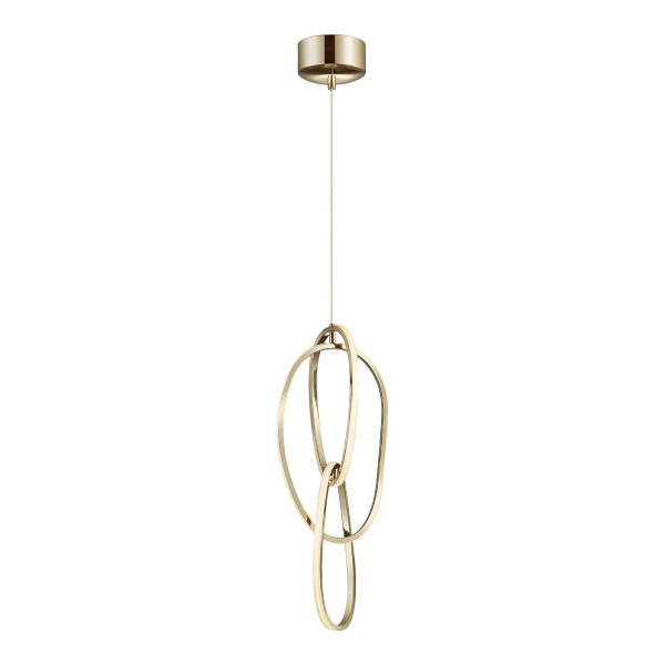 Купить Odeon Light 4875/32L L-VISION ODL_EX22 61 золотой/акрил Подвес LED 32W 4000K 4875/32L SPACE