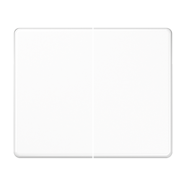 JUNG SL 500 Белая Накладка светорегулятора 2-х канального нажимного SL1565.07WW