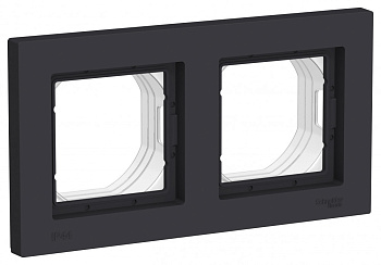 Systeme Electric AtlasDesign Aqua Карбон Рамка 2-ая IP44