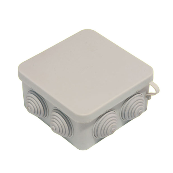 Hegel Коробка разветвительная д/откр монтажа с 7 мембранными вводами, внутр разм 100x100х50 мм, квадрат, IP55 КР2604-И