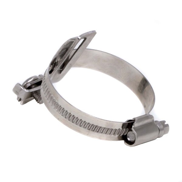 Купить Хомут для заземления металлорукава и жестких труб 32-50 мм, нержавеющая сталь