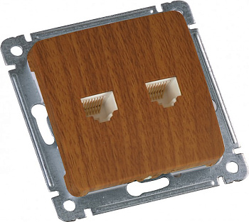 Hegel Мастер внутр Дуб РСКК-440-05 Розетка компьютерная, механизм