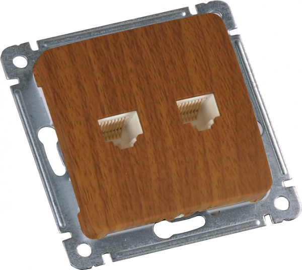 Hegel Мастер внутр Дуб РСКК-440-05 Розетка компьютерная, механизм