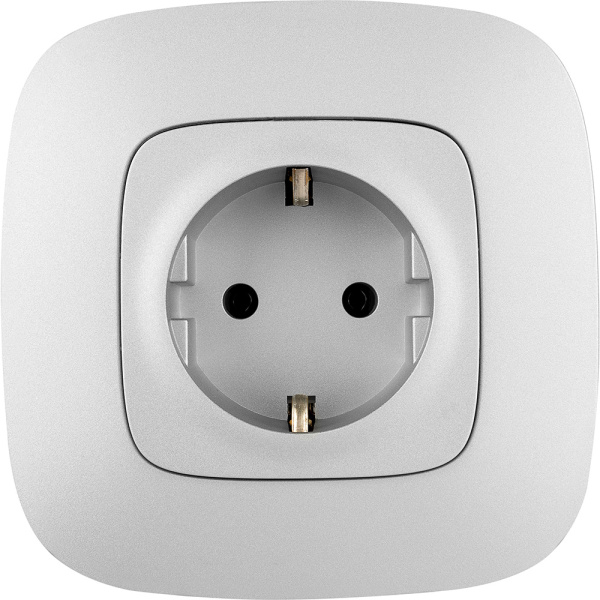 Купить Legrand Valena ALLURE DIY Алюм Розетка 1-ая с/з, безвинт.зажим 753921