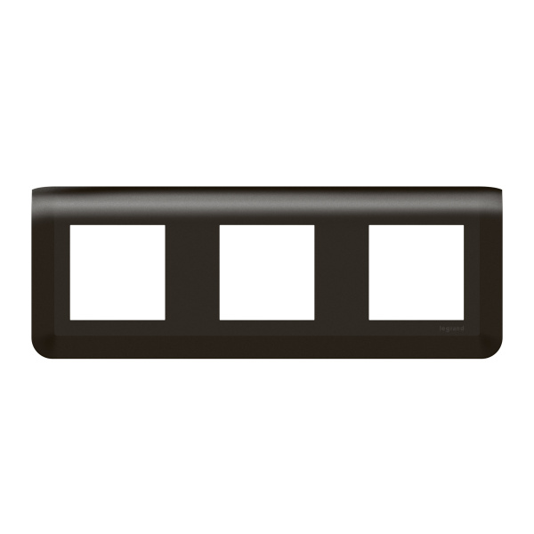 Legrand Mosaiс Рамка - Программа Mosaic - 3X2 модуля - матовая черная 079046L