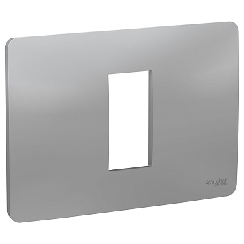 SE Unica Modular Алюминий Рамка 1-модульная NU210130