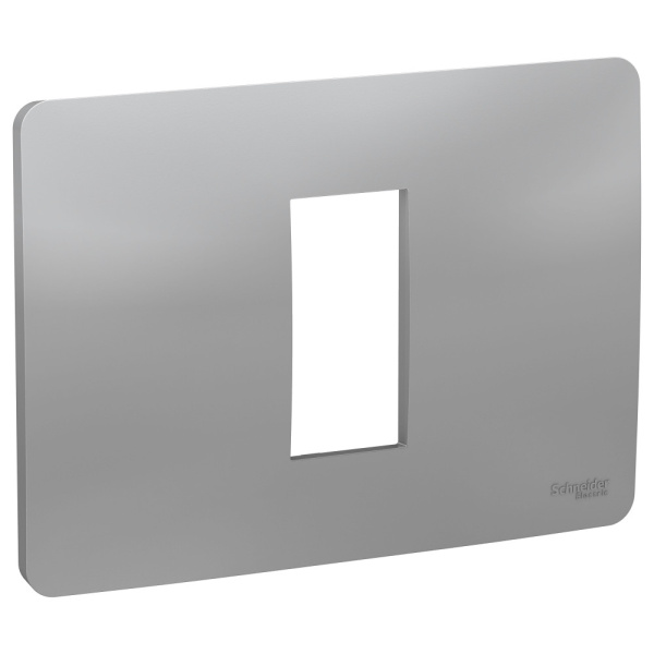 SE Unica Modular Алюминий Рамка 1-модульная NU210130