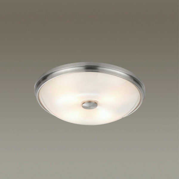 Купить Odeon Light 4957/4 WALLI ODL22 511 мат.никель/металл/белый/стекло Настенно-потолочн.светильн. E14 4*40W PELOW