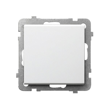 Ospel Sonata Белый Выключатель 1-клавишный, без рамки ŁP-1R/m/00