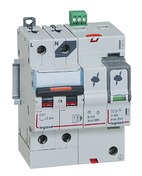 Legrand УЗИП с автоматическим выключателем Т2 1P+N 20кА 412212