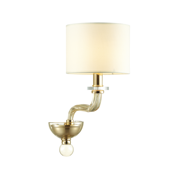 Купить Odeon Light 4727/1W ODL20 283 золотой/стекло/кремовый Бра E14 1*40W 220V VOSTA