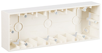 Simon 15 Бежевая Коробка 3-ая для наружного монтажа 1590753-031