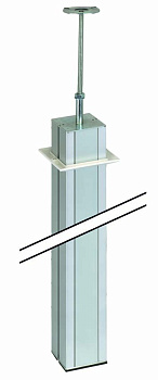 Simon Connect Алюминий Колонна 2-сторонняя, К45, с телескопическим упором, 80х80 мм, 3м ALK2200-8