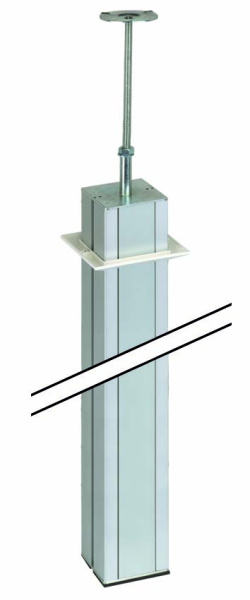 Simon Connect Алюминий Колонна 2-сторонняя, К45, с телескопическим упором, 80х80 мм, 3м ALK2200-8