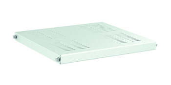 DKC Полка 1U стационарная, "L" профиль, глубина 653мм для напольных 19" IT-корпусов ДКС серии CQE, RAL7035