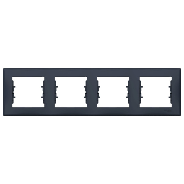 SE Sedna Графит Рамка 4-ая горизонтальная SDN5800770