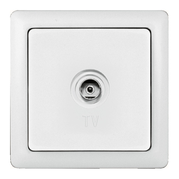 Systeme Electric Wessen ХИТ внутр Бел Розетка телевизионная оконечная