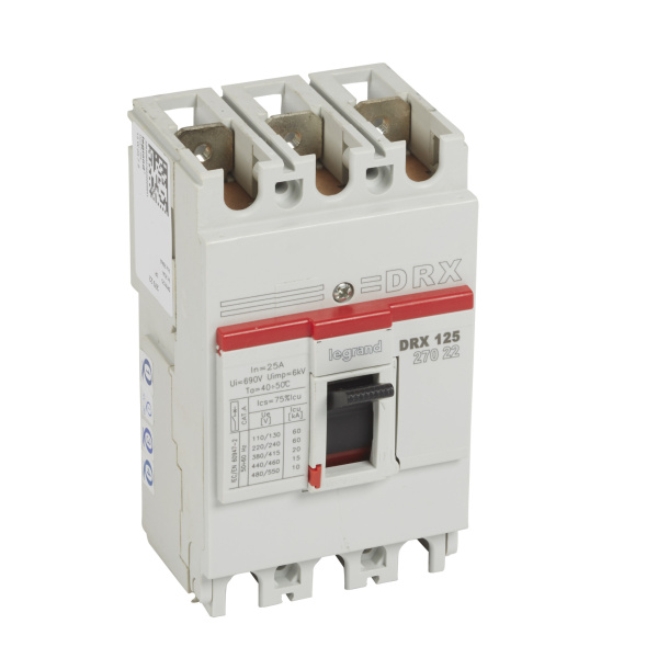 Legrand DRX125 термомагнитный 25A 3П 20KA 027022