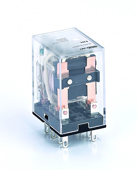 Dekraft Промежуточное реле 2 конт. с LED инд. 5А 24В DC ПР-102