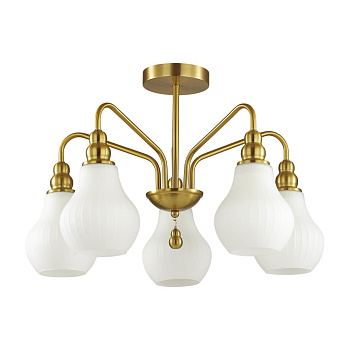 Lumion 4562/5C MODERNI LN21 латунь Люстра потолочная E27 5*60W 220V ELEONORA Lumion 4562/5C MODERNI LN21 латунь Люстра потолочная E27 5*60W 220V ELEONORA