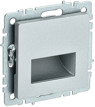 IEK BRITE BASE Алюминий Подсветка LED встраиваемая ПЛ20-БрА