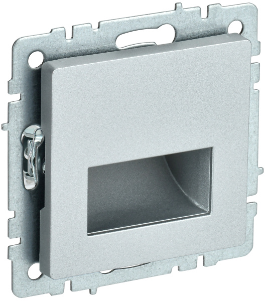 IEK BRITE BASE Алюминий Подсветка LED встраиваемая ПЛ20-БрА