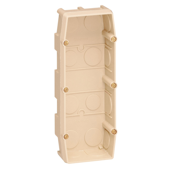 Legrand Супербокс Коробка монтажная под Mosaic 6М для сплошных стен глуб 40 мм 089127