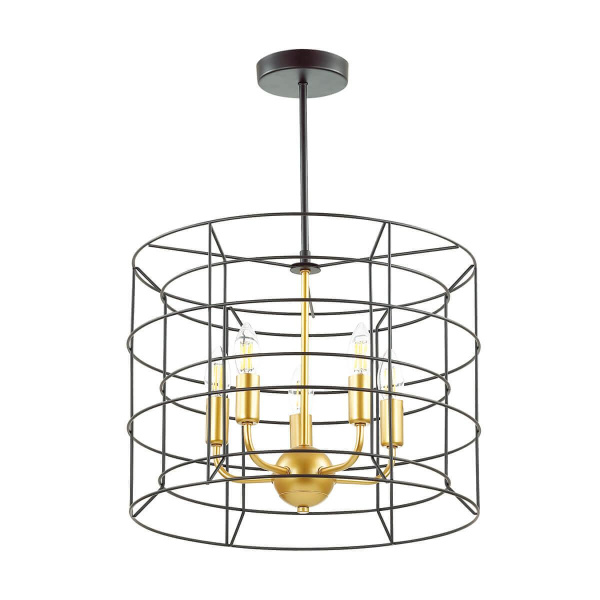 Купить Lumion 4410/5 LN19 134 черный, золотой Люстра потолочная E14 5*40W 220V RUPERT