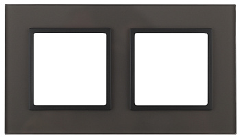 ЭРА 14-5102-32 Elegance Серый/антрацит Стекло Рамка 2-ая