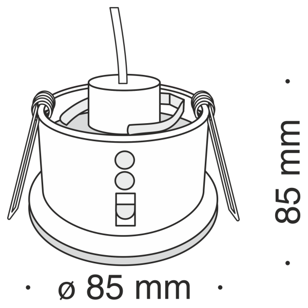 Купить Maytoni Technical Zoom Черный Встраиваемый светильник GU10 50W DL032-2-01B