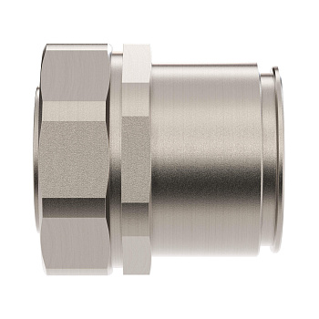 DKC Муфта металлорукав DN 40-жесткая труба д.40мм, IP66/IP67, никелированная латунь