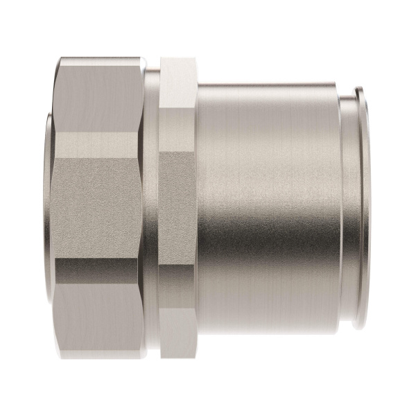 DKC Муфта металлорукав DN 40-жесткая труба д.40мм, IP66/IP67, никелированная латунь