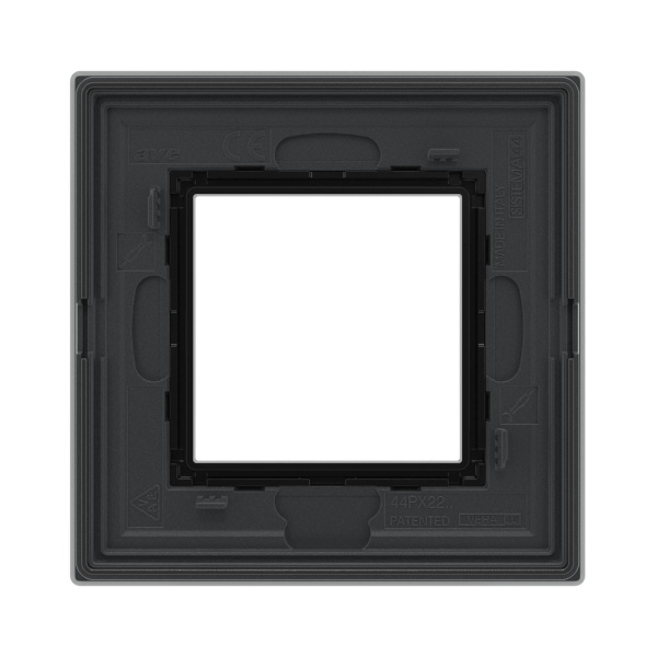 Купить DKC Рамка из натурального стекла, "Avanti", черная, 1 пост (2 мод.)