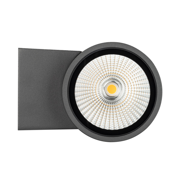 Купить Arlight Светильник LGD-FORMA-WALL-R90-12W Warm3000 (GR, 44 deg, 230V) (IP54 Металл, 3 года) 029976