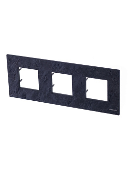 ABB NIE Zenit Сланец Рамка 3-я 2+2+2 мод 2CLA227300N2201