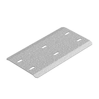 OSTEC Протектор соединения лотков ПЛК шириной 100 мм, толщ. 1,2 мм, Сендзимир цинк