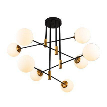 Kink Light 07605-8,20 Люстра Кайри черный/бронза d95 h37 E27 8*40W