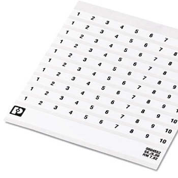 Phoenix Contact Маркировочный лист SK 5,0 REEL P10 WH CUS 0825129