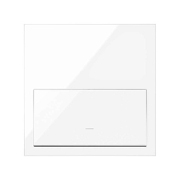 Simon 100 Белый глянец Белый глянец Кит 1 пост, фронт. 1 рамка «минимум» + 1 клавиша выключателя 10020101-130