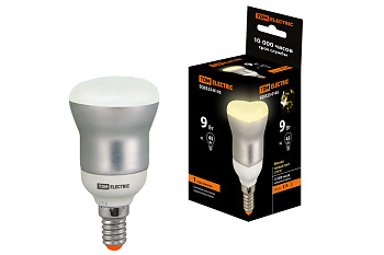 TDM Лампа энергосберегающая КЛЛ- RM50 FR-9 Вт-2700 К–Е14 SQ0323-0145