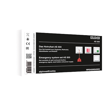 JUNG система  экстренного вызова, белый NRSAS0834WW